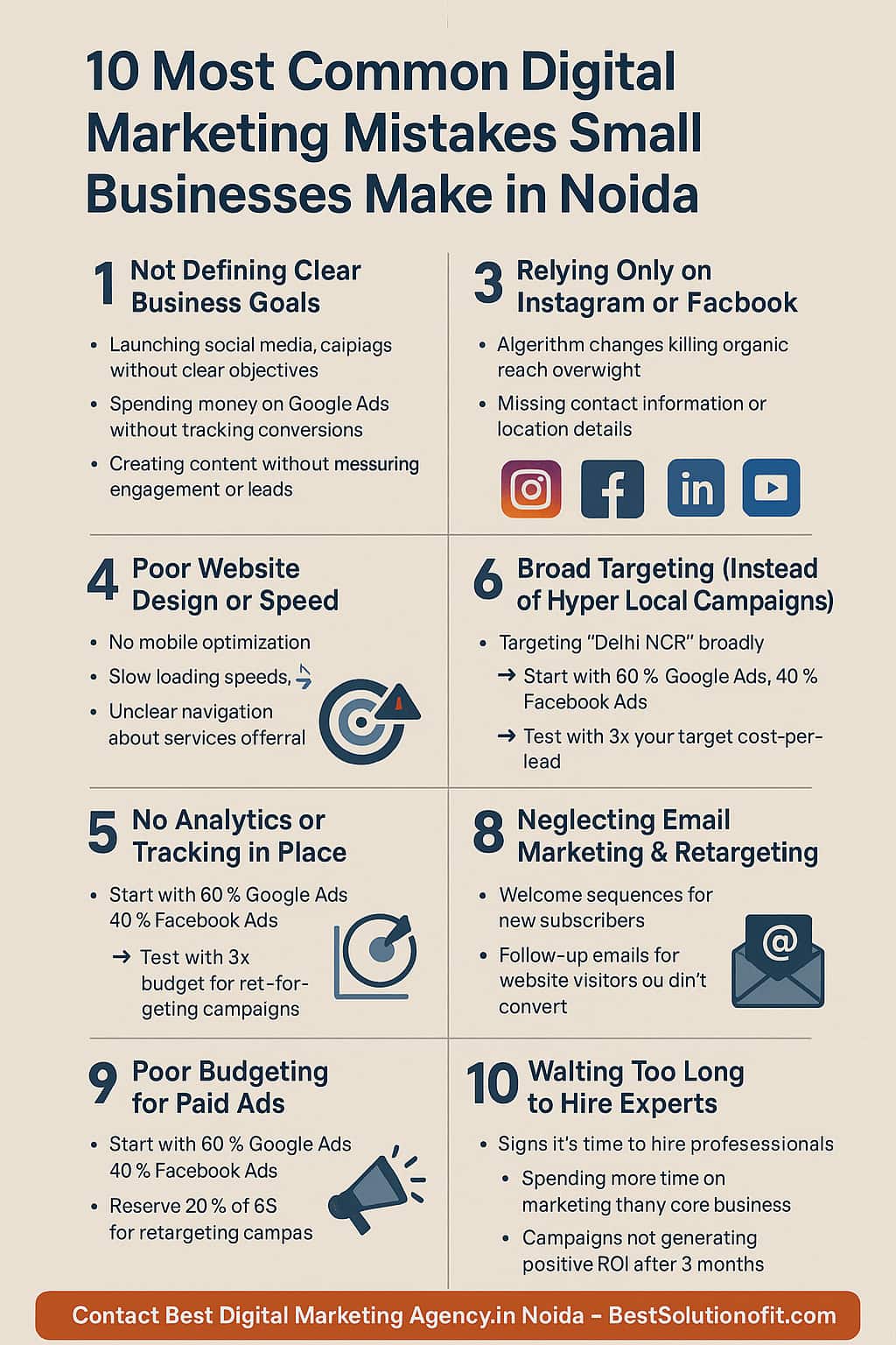 Most Common Digital Marketing Mistakes Small Businesses Make