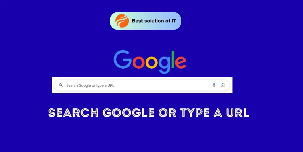 search google or type a url